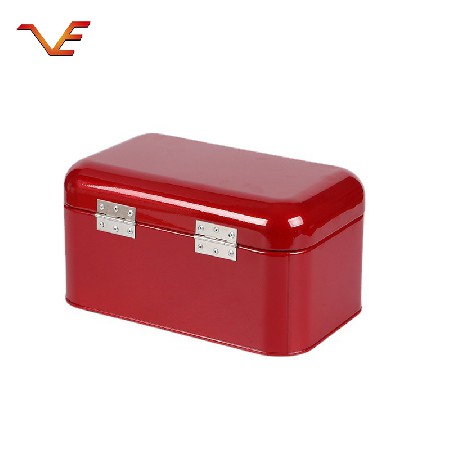 小号面包箱红色系列厨房整理收纳套装纸巾架储物罐密封罐面包箱